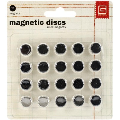 BASIC GREY - Disques magnétiques .375" (petit)